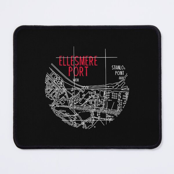 Item preview, Ellesmere Port Map (White & Red) designed and sold by edajylix.