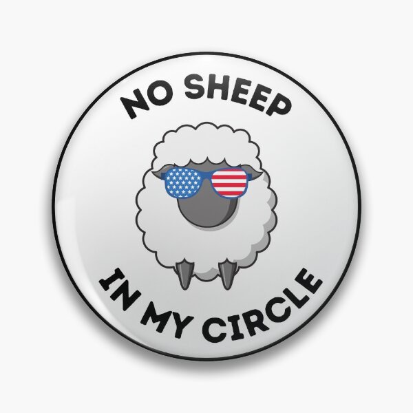 Item preview, No Sheep In My Circle designed and sold by AnnaAndVibes.