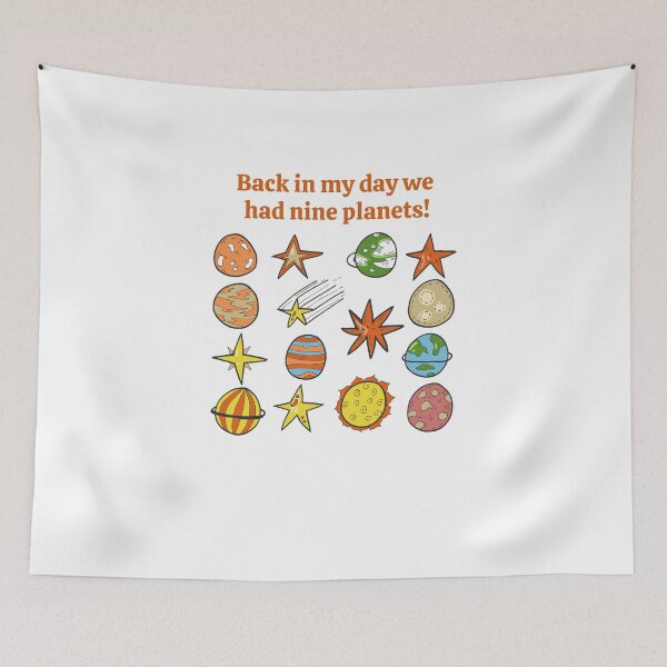 Item preview, Back in my day we had nine planets!  designed and sold by Soukainadesign.