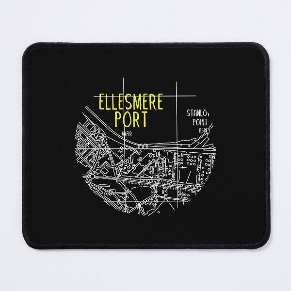 Item preview, Ellesmere Port Map (White & Yellow) designed and sold by edajylix.