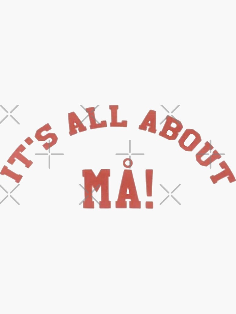 It's all about må | MAMMAMIA måneskin | Sticker