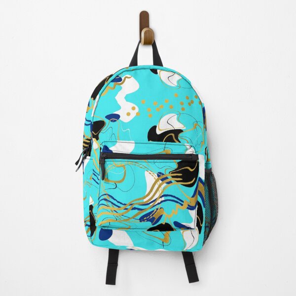 Item preview, Blue abstract circle swirl designed and sold by Starlett Designs.
