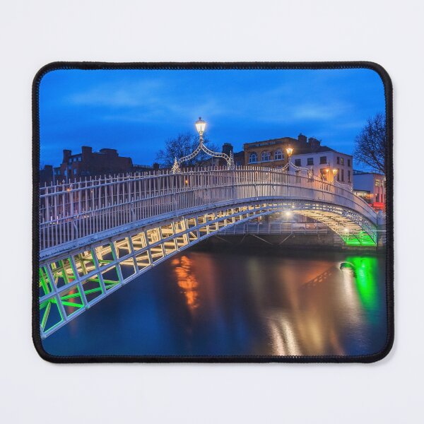 Item preview, The Ha'penny Bridge By Night designed and sold by Adrian McGlynn.