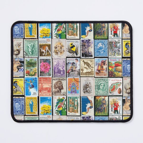 Item preview, Vintage Australian Postage Stamps designed and sold by NorthStreetArt.