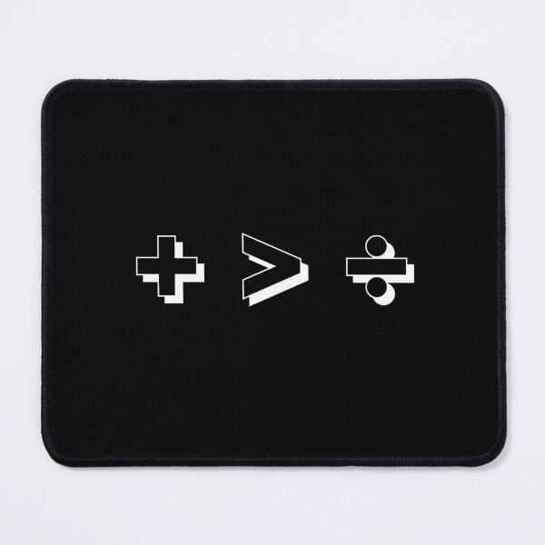 Item preview, Plus is Greater Than Divide Math Student designed and sold by TranscendFlow.