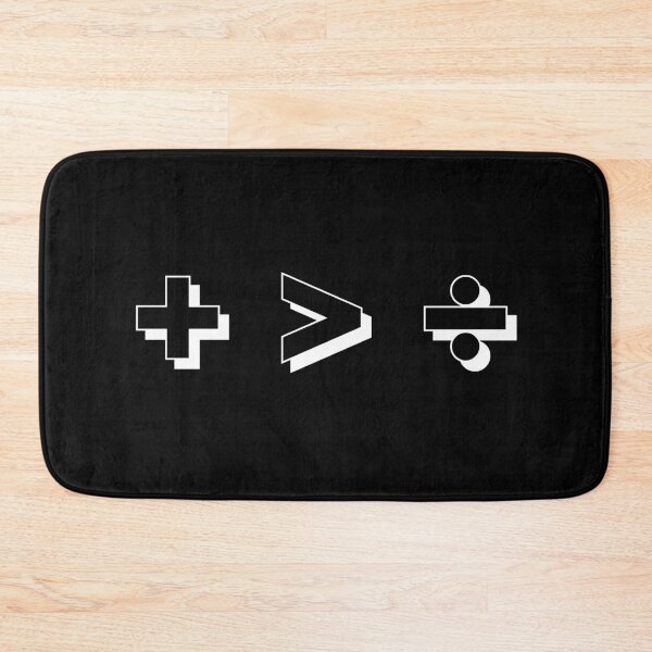 Item preview, Plus is Greater Than Divide Math Student designed and sold by TranscendFlow.