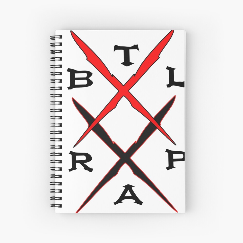 Item preview, Spiral Notebook designed and sold by battlerapgear.