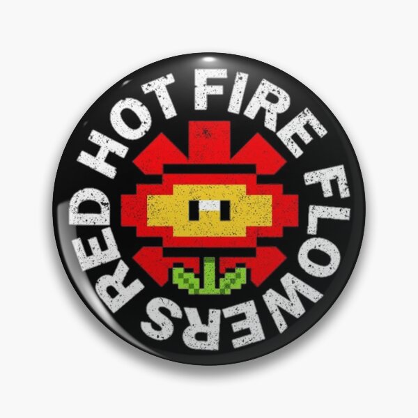Item preview, Red hot fire flower rhcp funky logo designed and sold by Sovik Goswami.
