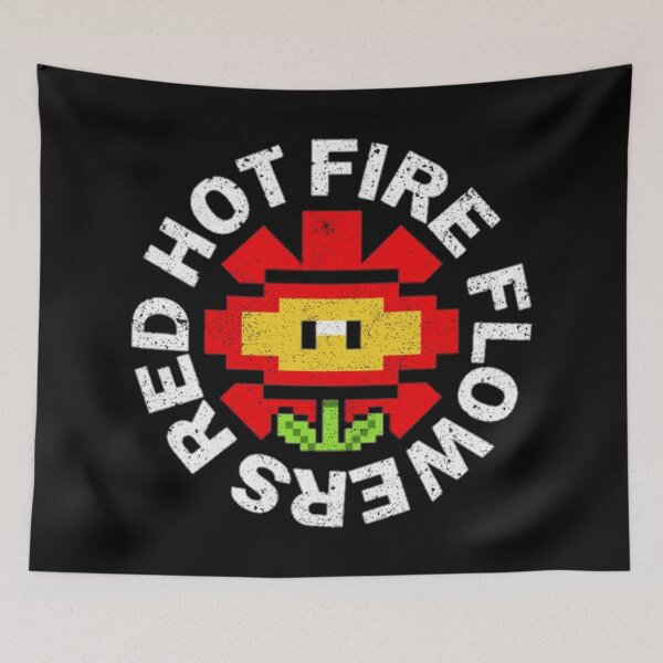 Item preview, Red hot fire flower rhcp funky logo designed and sold by Sovik Goswami.