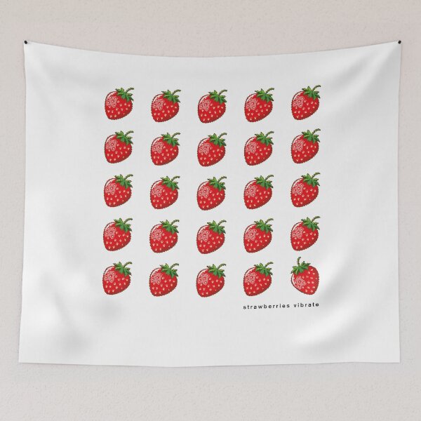 Item preview, Strawberries vibrating more designed and sold by SmallSingy.