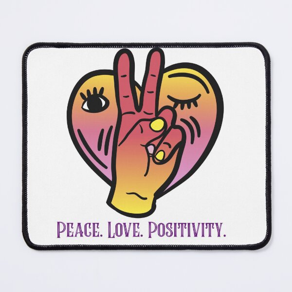 Aperçu de l'œuvre Paix. Amour. Positivité. créée et vendue par Deeslogantees.