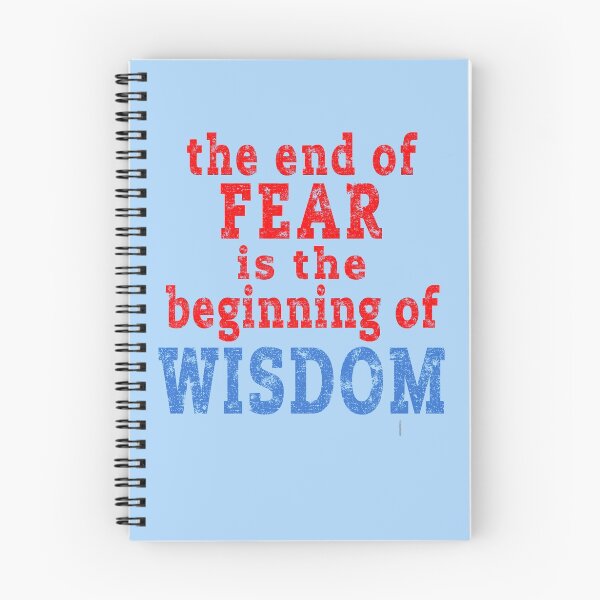 Item preview, The End of Fear is the Beginning of Wisdom designed and sold by Greenbaby.