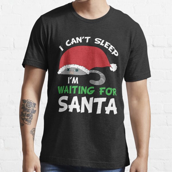 I Can't Sleep I'm Waiting for Santa Pajamas Christmas 