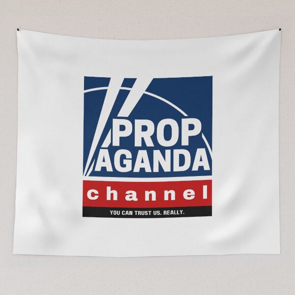 Item preview, Propaganda Channel - Politics - News - Satire - Parody designed and sold by Banjoseph.