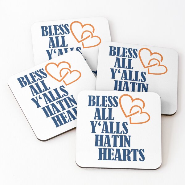 Item preview, Bless All Y'alls Hatin Hearts Houston TX designed and sold by Club7Studios.