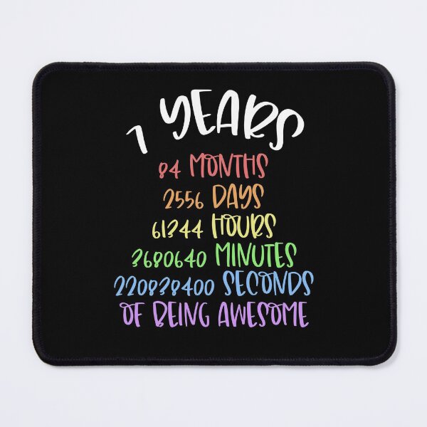 Item preview, 7 Years Of Being Awesome designed and sold by ZiesMerch.
