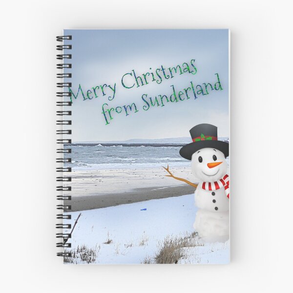 Item preview, A Snowman at Seaburn Beach, Sunderland - at Christmas designed and sold by MoragBates.