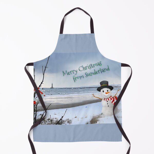 Item preview, A Snowman at Seaburn Beach, Sunderland - at Christmas designed and sold by MoragBates.
