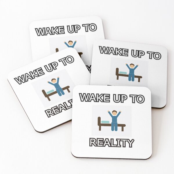 Item preview, Wake Up To Reality designed and sold by redengineers.
