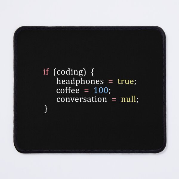 Item preview, Coding Coffee and Headphones Conversation Null designed and sold by TranscendFlow.