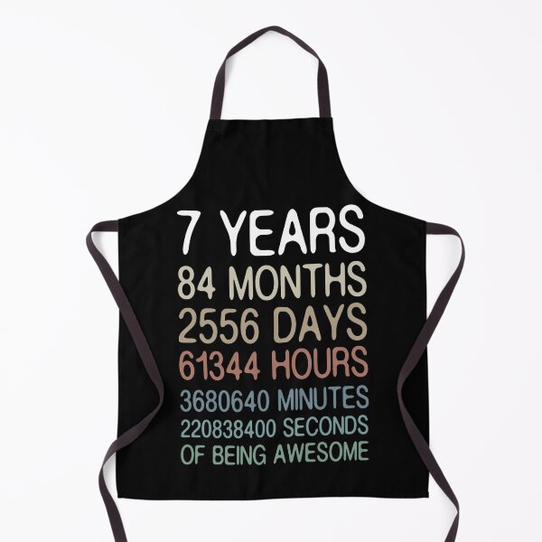 Item preview, 7 Years Of Being Awesome Birthday designed and sold by ZiesMerch.