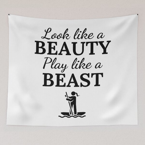 Item preview, Paddleboarding: Look like a beauty play like a beast designed and sold by TheGreenGoat.