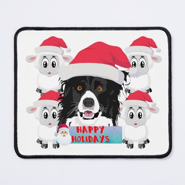 Item preview, Happy Holidays Sheep Herding Dog Christmas Gifts designed and sold by Willyboy16.