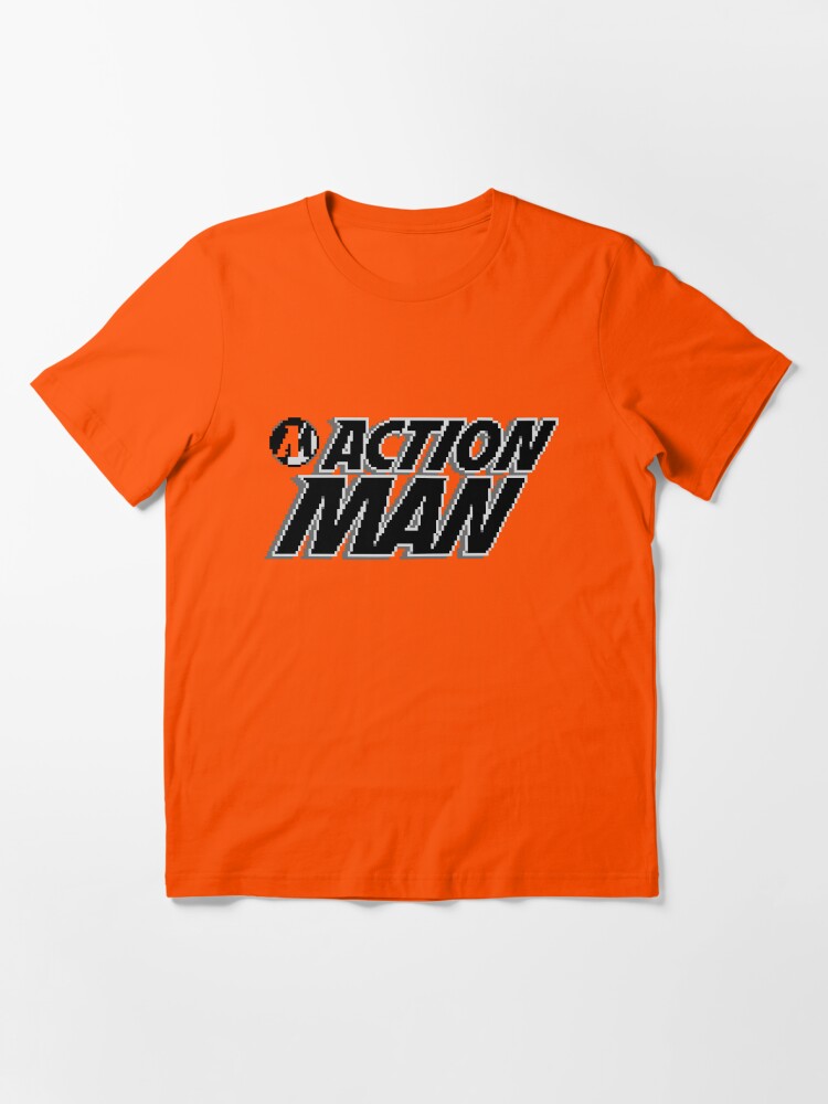 "action man" Tshirt by notallcaped Redbubble