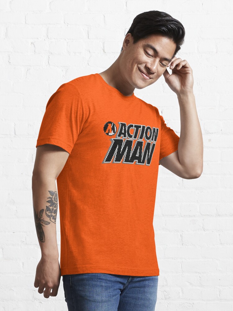 "action man" Tshirt by notallcaped Redbubble