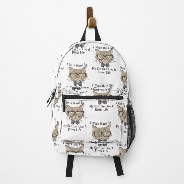 Item preview, I Work Hard So My Cat Can Have A Better Life Funny Gift For Cat Lovers designed and sold by Tema EL.