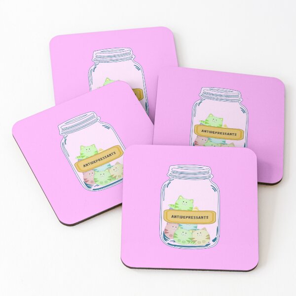 Item preview, Antidepressants cats in a jar designed and sold by yoshra.