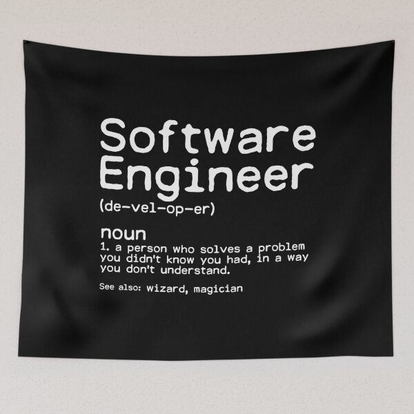 Item preview, Software Engineer Definition designed and sold by TranscendFlow.
