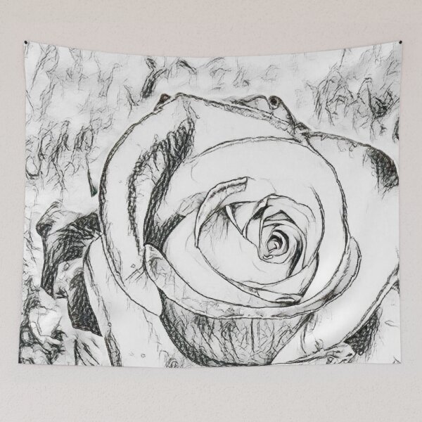 Item preview, Sketch rose art! designed and sold by mindmaster007.