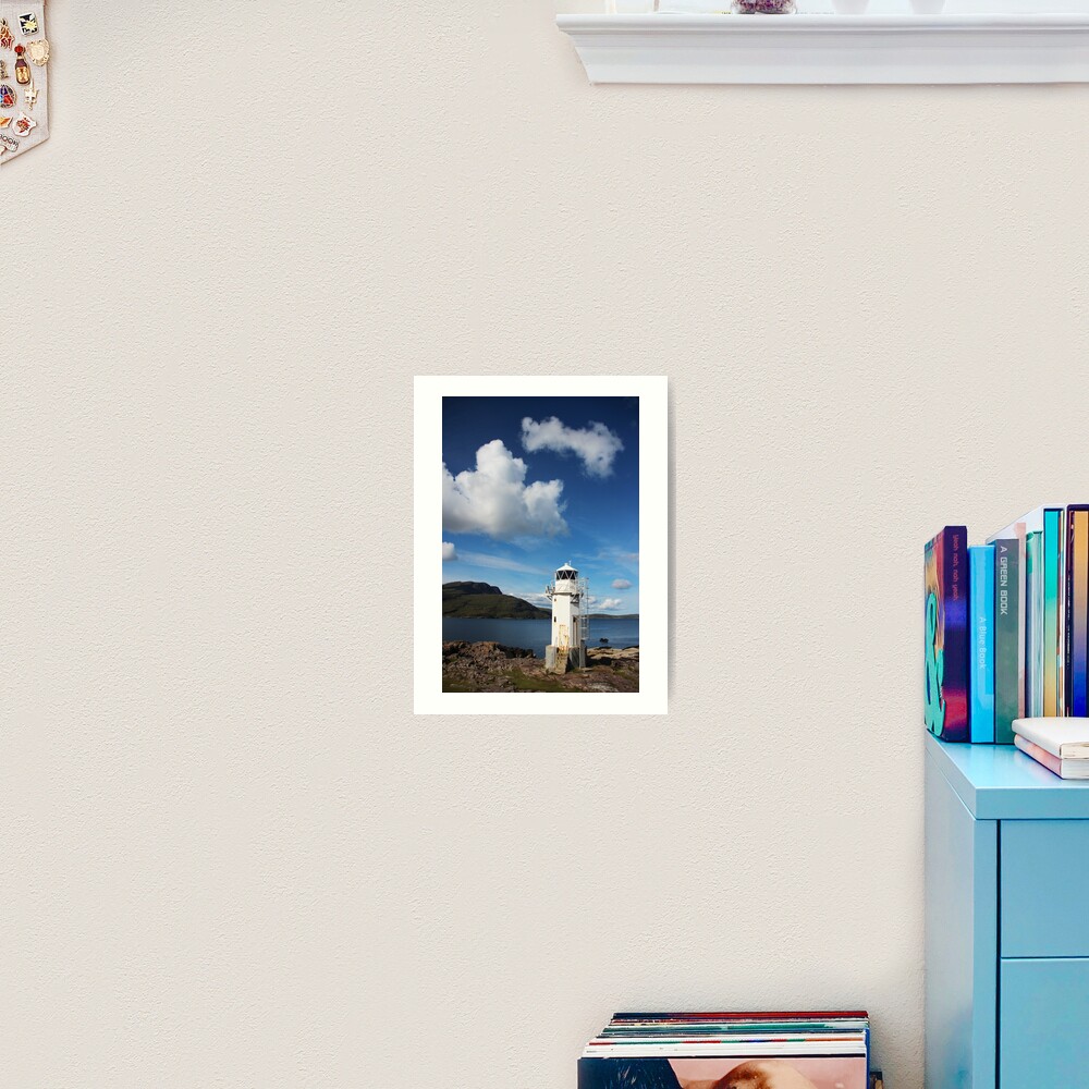 Rhue Lighthouse Art Print