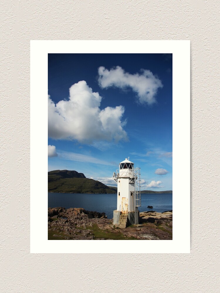 Alternate view of Rhue Lighthouse Art Print