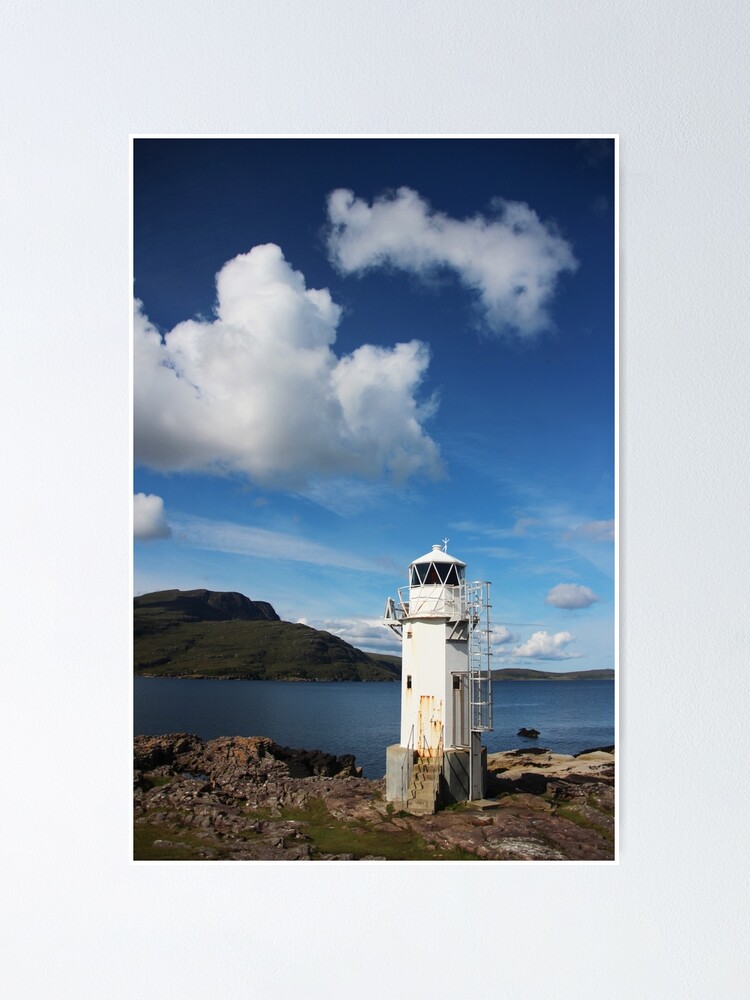 Alternate view of Rhue Lighthouse Poster