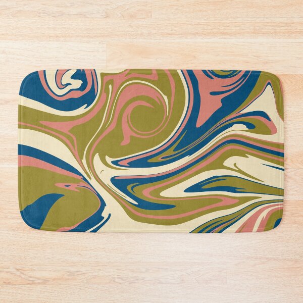 Item preview, Spill - Blue, Olive Green, Pink and Cream designed and sold by LAEC-Shop.