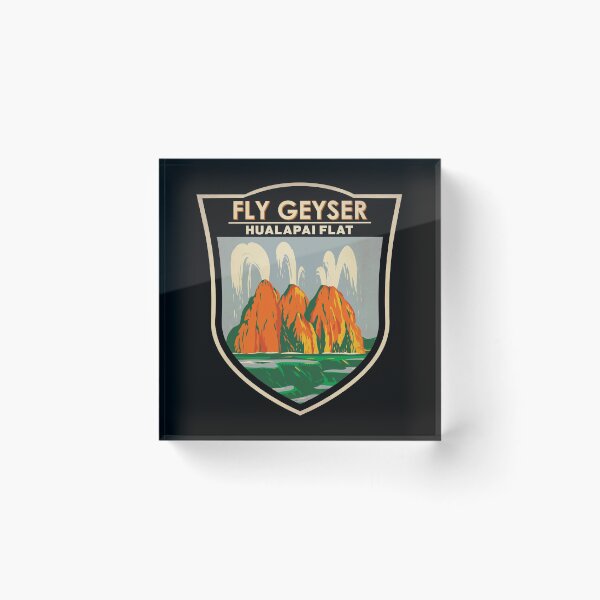 Item preview, Fly Geyser Hualapai Flat Nevada Badge designed and sold by KrisSidDesigns.
