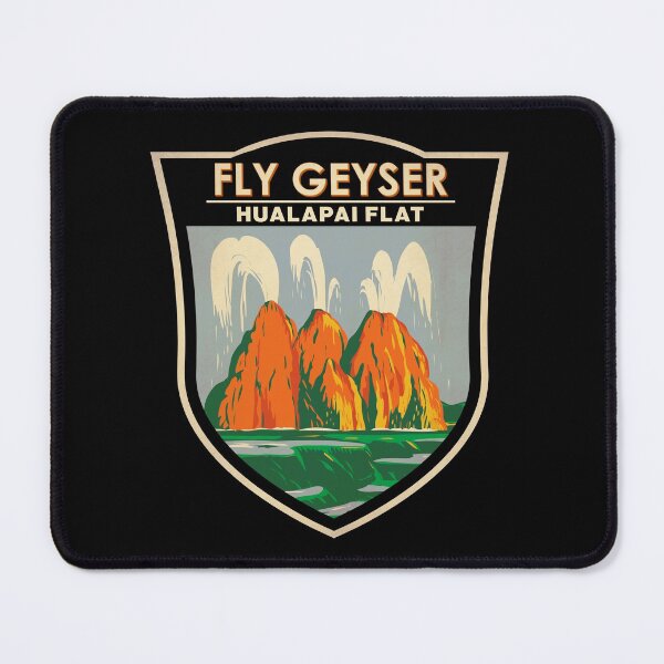 Item preview, Fly Geyser Hualapai Flat Nevada Badge designed and sold by KrisSidDesigns.