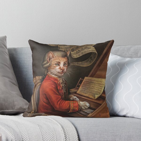 Item preview, CaTTarot - 3 Pentacles "Acateus Mozart"  designed and sold by Diana Cammarano.