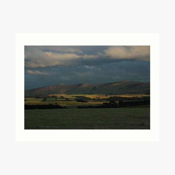Bennachie view Art Print