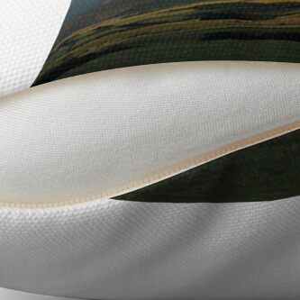 Alternate view of Bennachie view Throw Pillow
