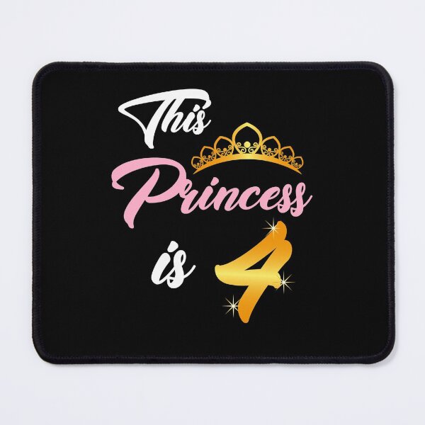 Item preview, This Princess Is 4 designed and sold by ZiesMerch.
