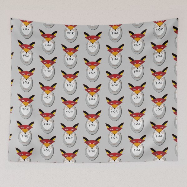 Item preview, Cute Fox In Your Pocket - Yellowbox ink painting  designed and sold by twyellowbox.