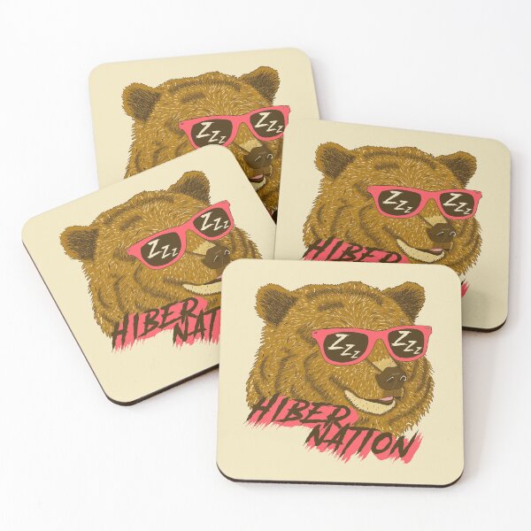 Item preview, Hibernate Rave Bear designed and sold by MorvernDesigns.