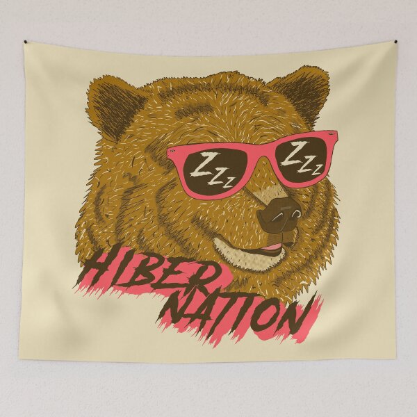 Item preview, Hibernate Rave Bear designed and sold by MorvernDesigns.