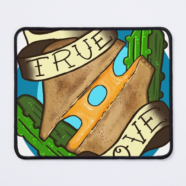 Item preview, True Love is a Grilled Cheese and Pickles designed and sold by Lilbugbiggarden.
