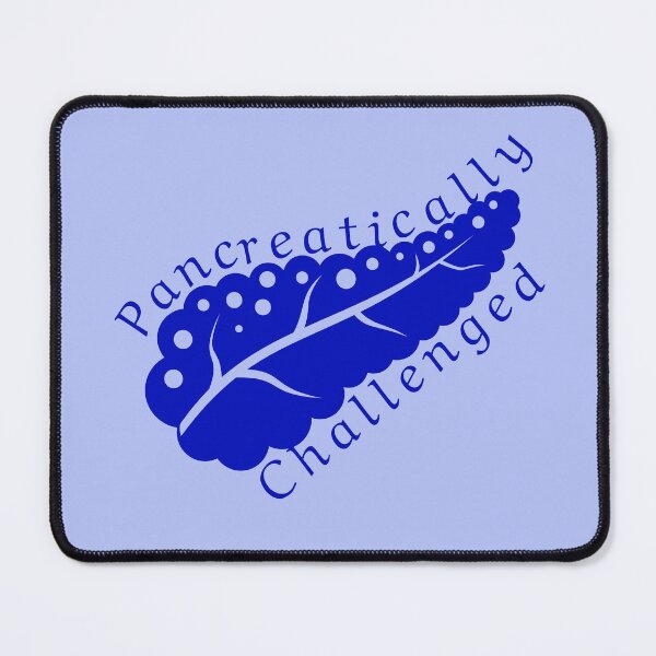 Item preview, Pancreatically challenged - Dark Blue diabetes awareness pancreas designed and sold by SalxSal.