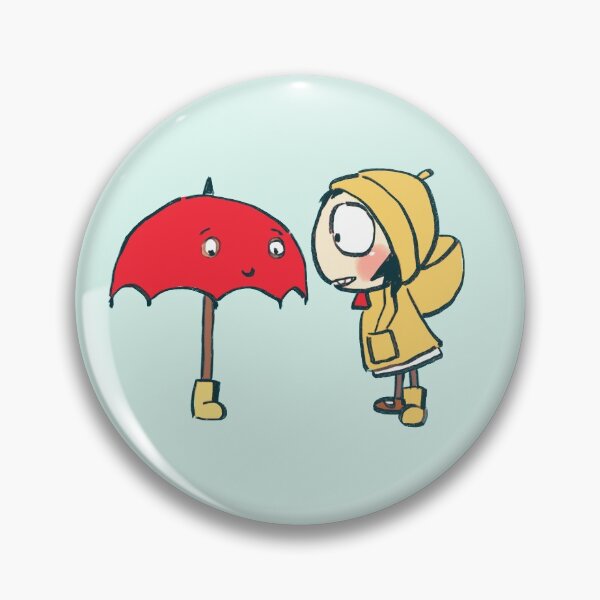 Item preview, I draw sarah sharing her boot with red umbrella that fears rain/ sarah and duck  designed and sold by RansRoom.
