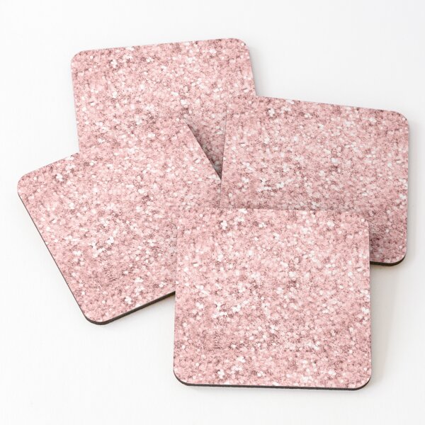 Item preview,  Rose Gold Extra Chunky Faux Photo-Effect Foil Metallic Glitter designed and sold by podartist.